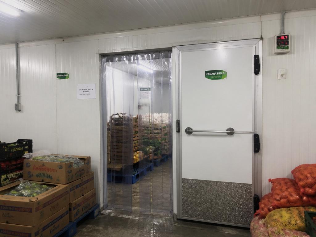 Câmara fria e estoque refrigerado
